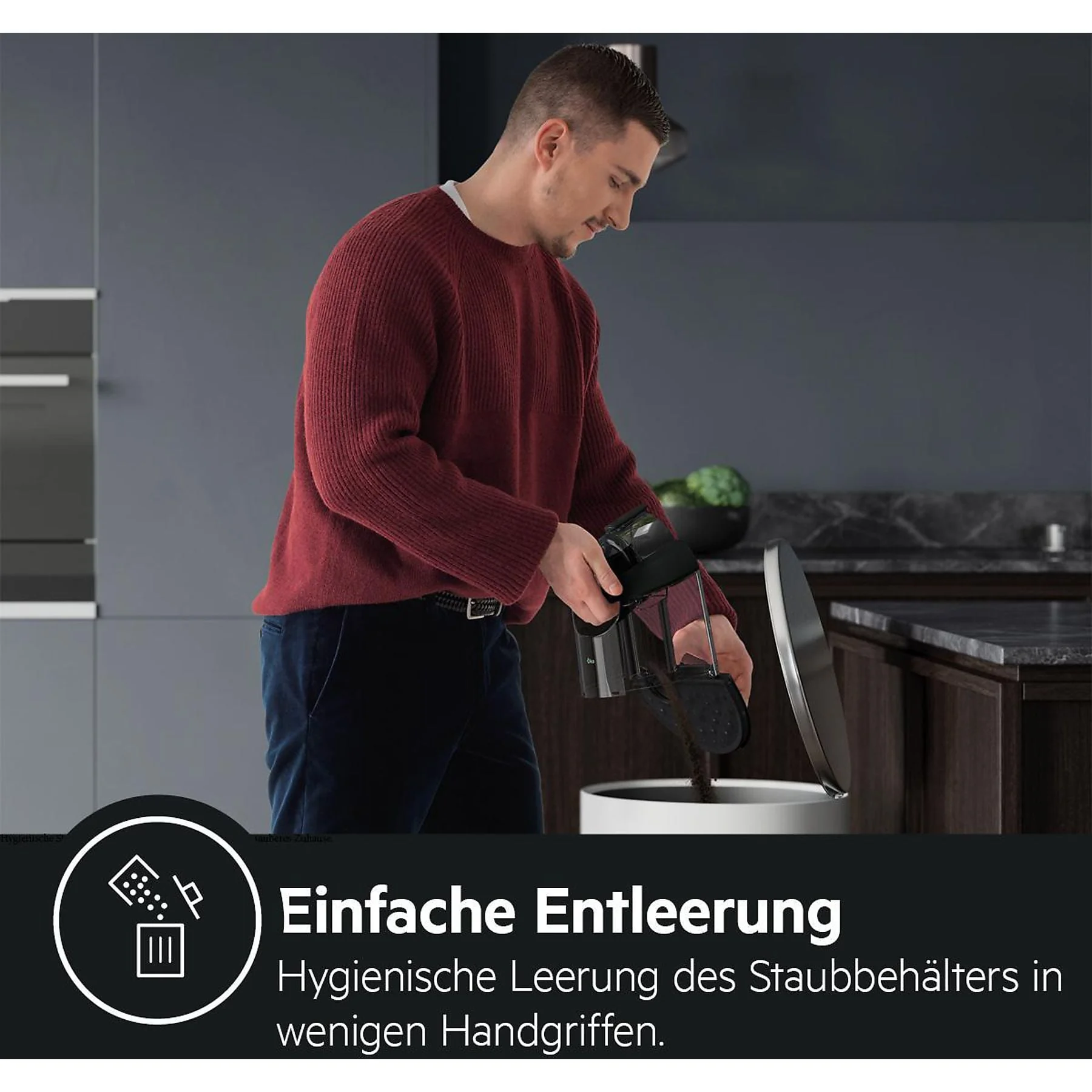 AEG AL 6 CI 2 ÖK Zylinder Staubsauger 550 Watt Black Recycled