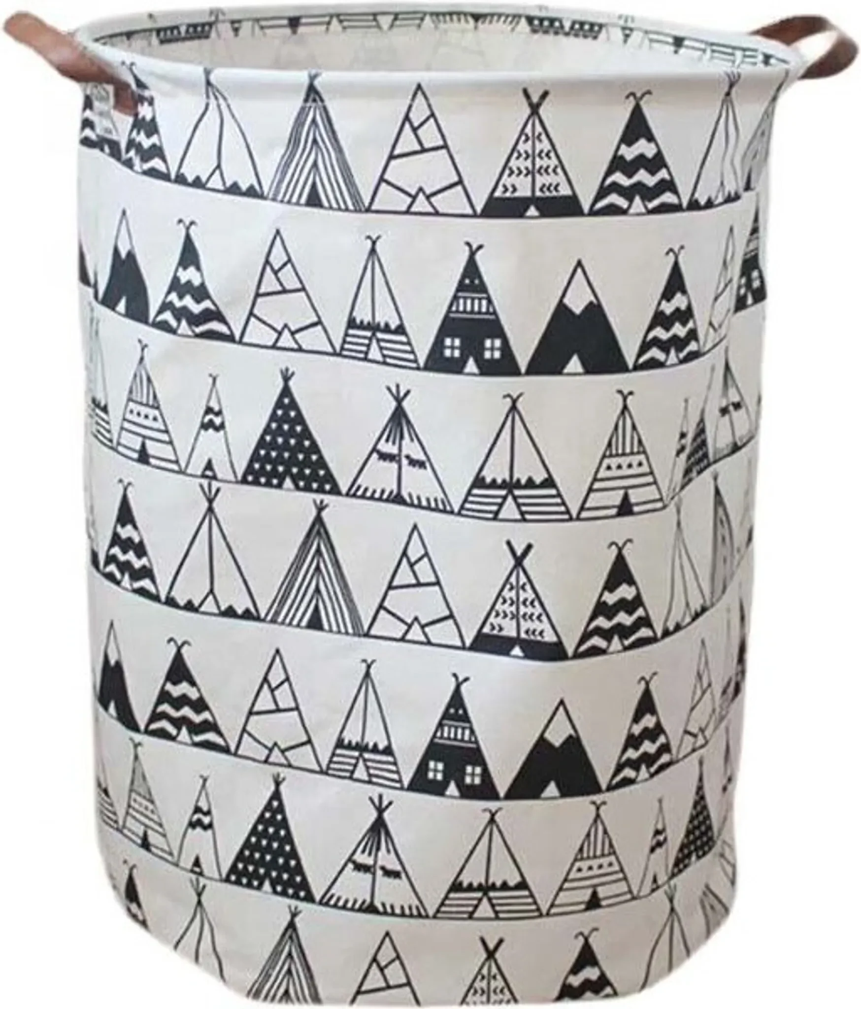 Wigwam Container / Wäsche- und Spielzeugsack – Schwarz & Weiß