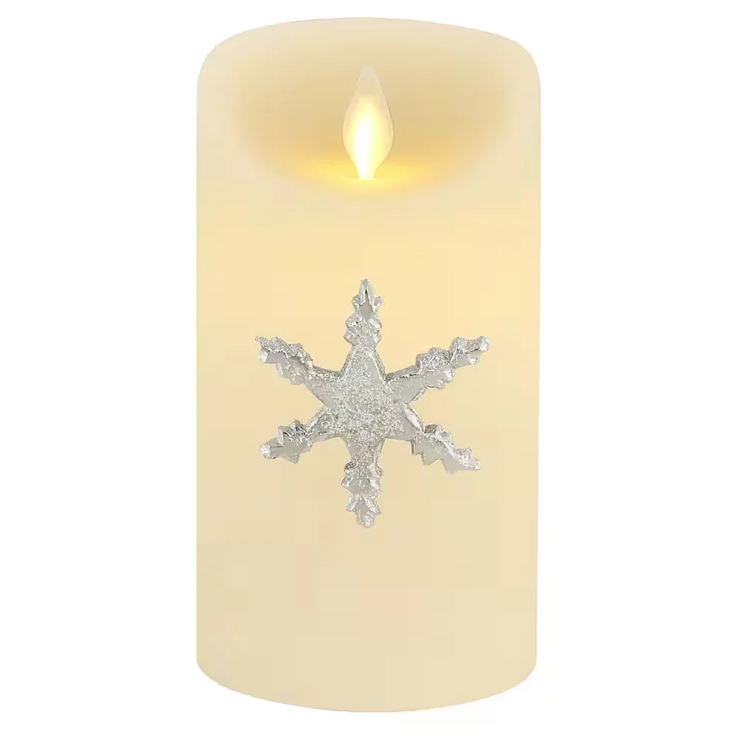 LED-Kerzenpin Caloge – Silber Boho Vintage