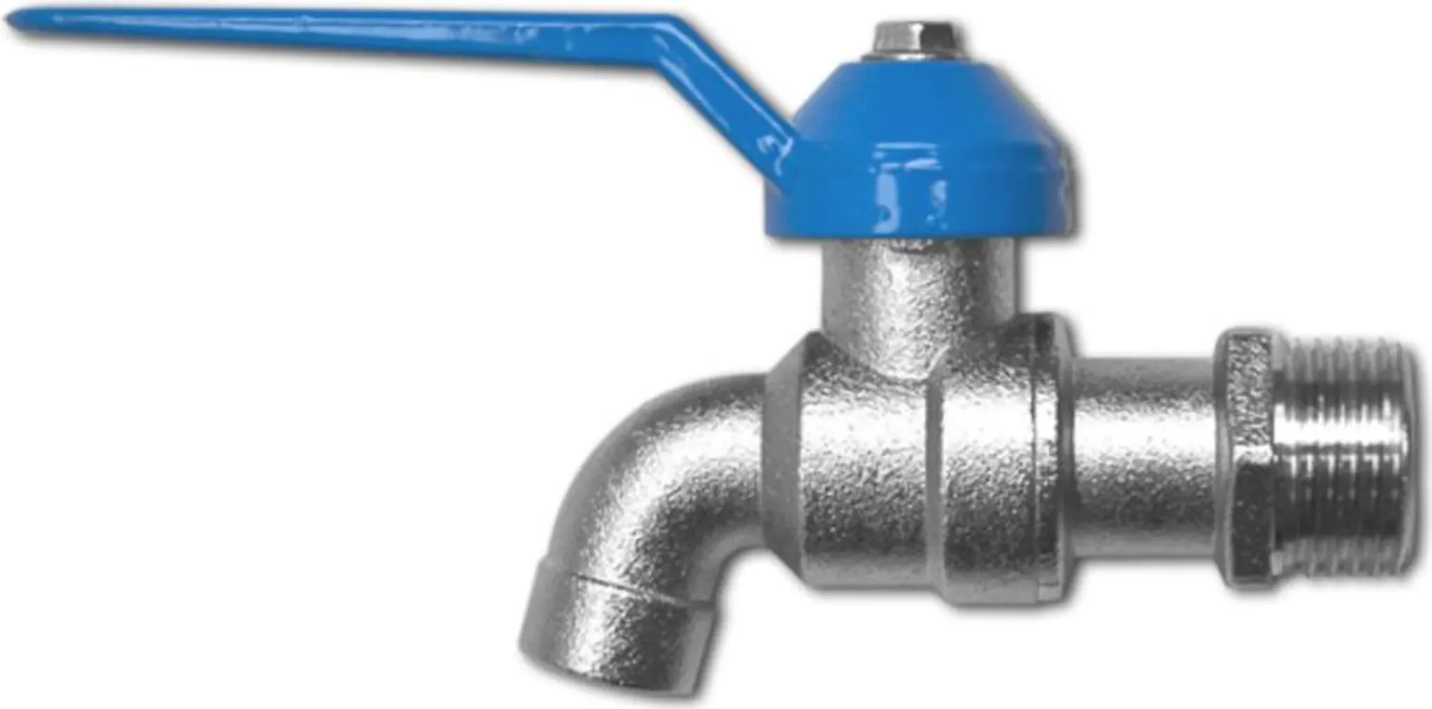 Auslaufkugelhahn 1/2″ AG – Gartenhahn vernickelt (GKK0612Z)