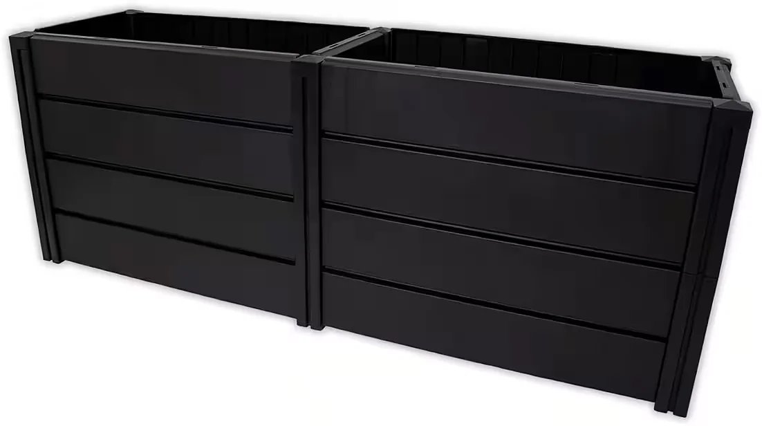 Demeter Hochbeet XL schmal Pflanzbeet für Garten