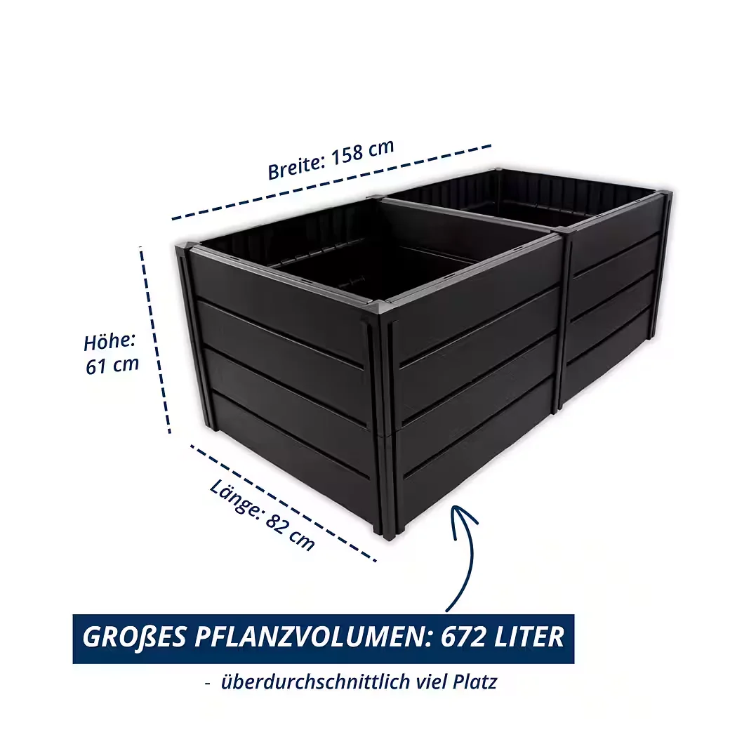 Demeter Hochbeet XL Garten Pflanzbeet