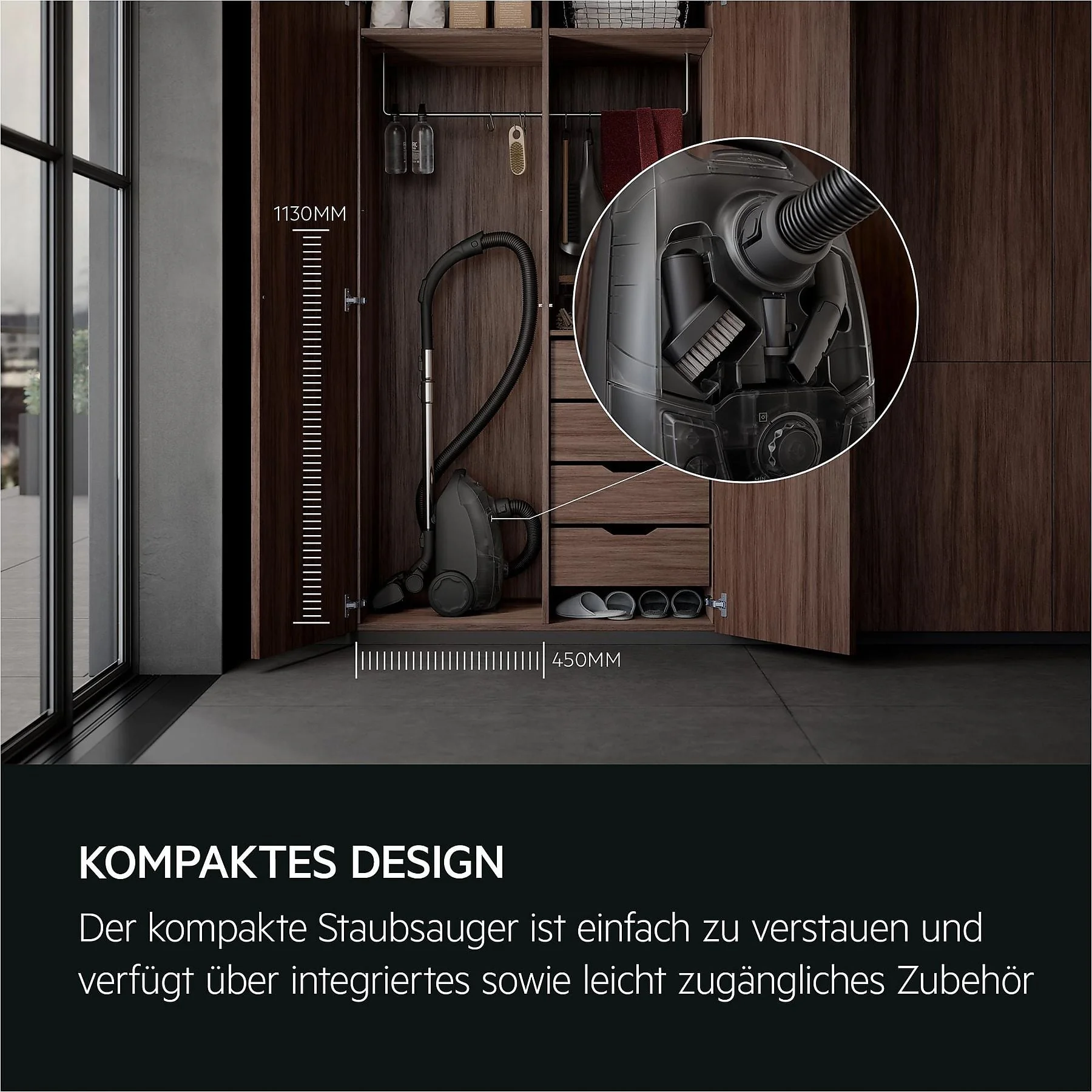 AEG AB 51 C 1 DB Bodenstaubsauger 750 Watt maximale Leistung