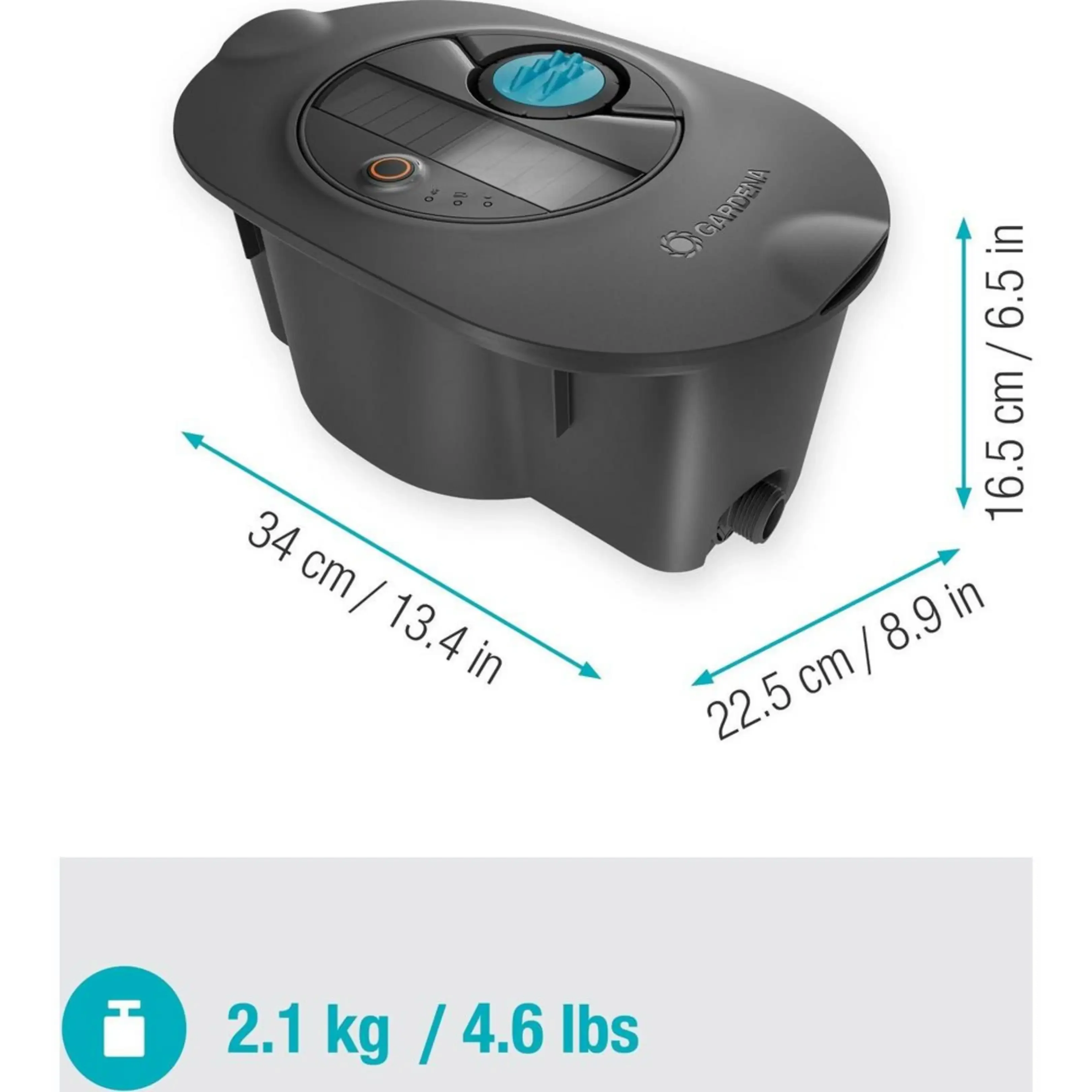 GARDENA AquaPrecise Smart Bewässerungssystem Versenkregner Garten