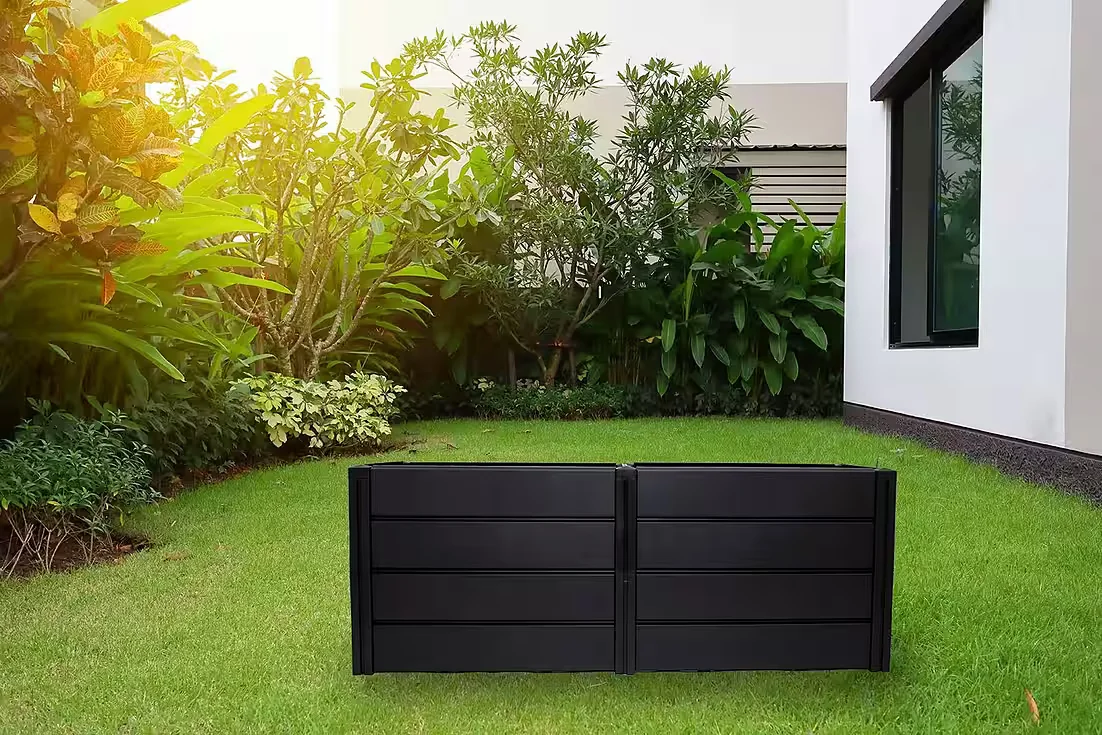 Demeter Hochbeet XL schmal Pflanzbeet für Garten