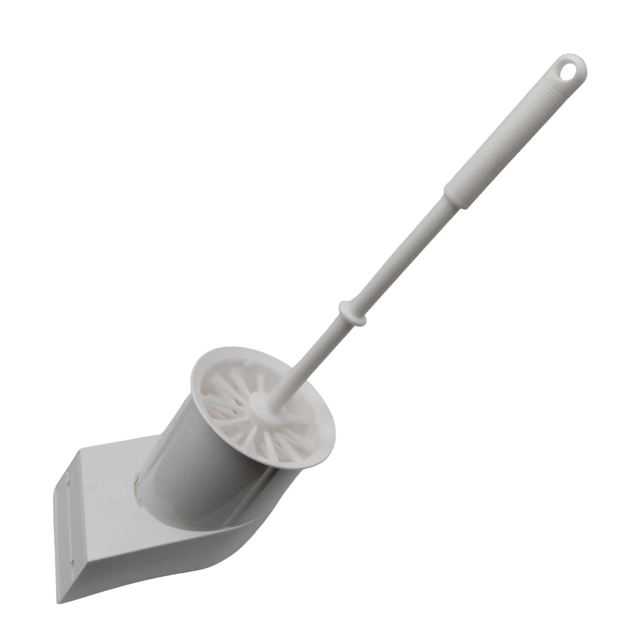 WC-Wandgarnitur mit Bürste – Weiß